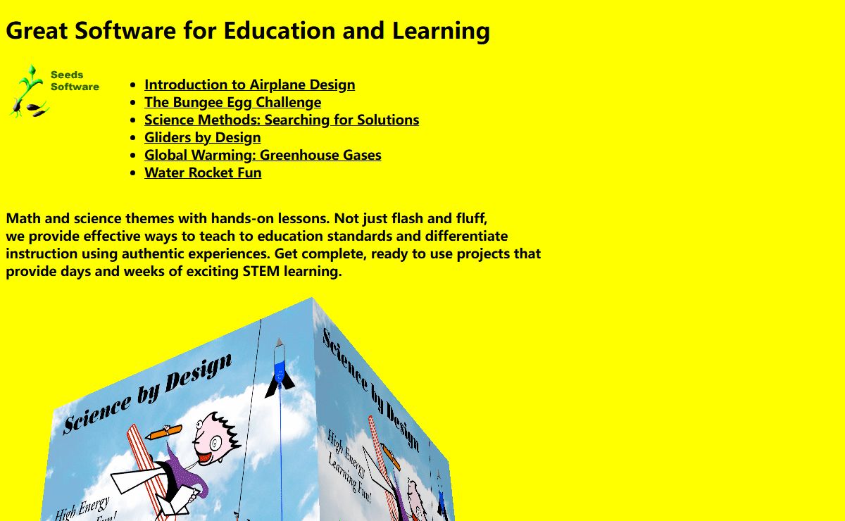 Software for Education and Learning by Seeds Software