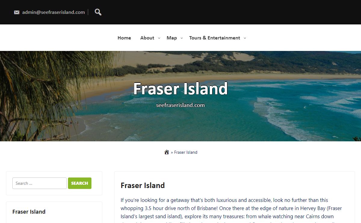 Fraser Island Accommodation, Tours and Information - Queensland, Australia