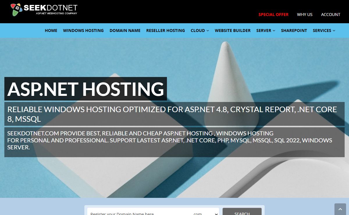 Best, Reliable and Cheap ASP.NET Hosting, Windows Server Hosting, .NET 4.8, Full Trust, SQL 2022 Hosting Provider