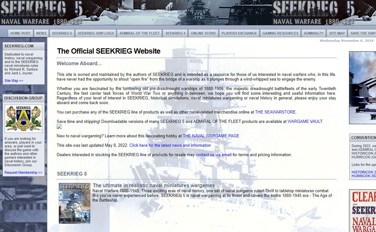 The Official SEEKRIEG Website