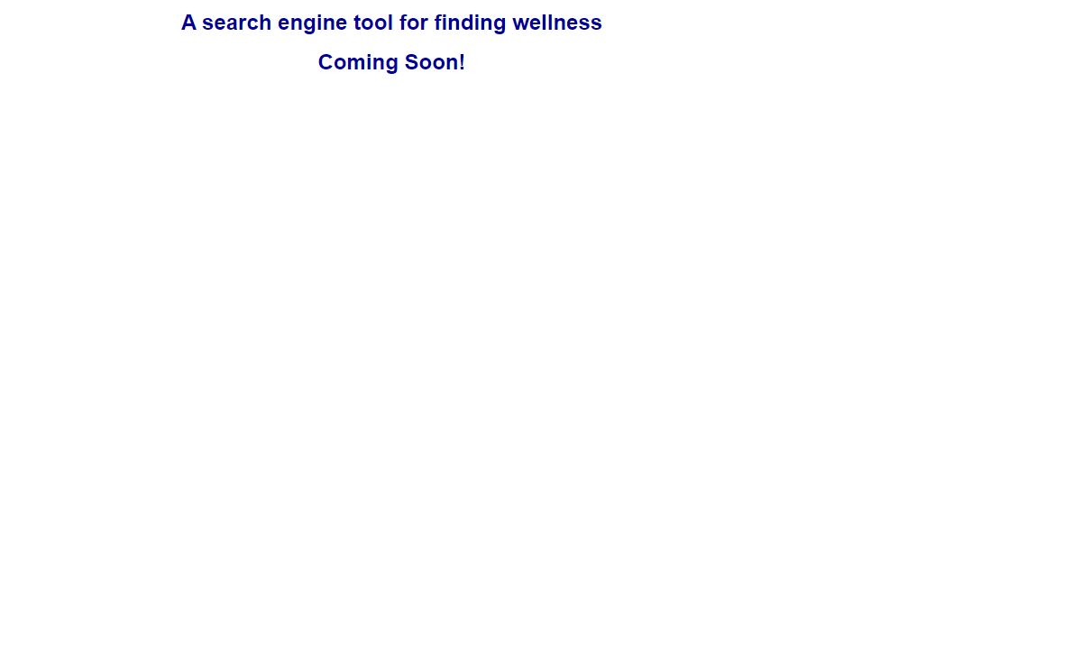 Seek Wellness - Search engine for wellness