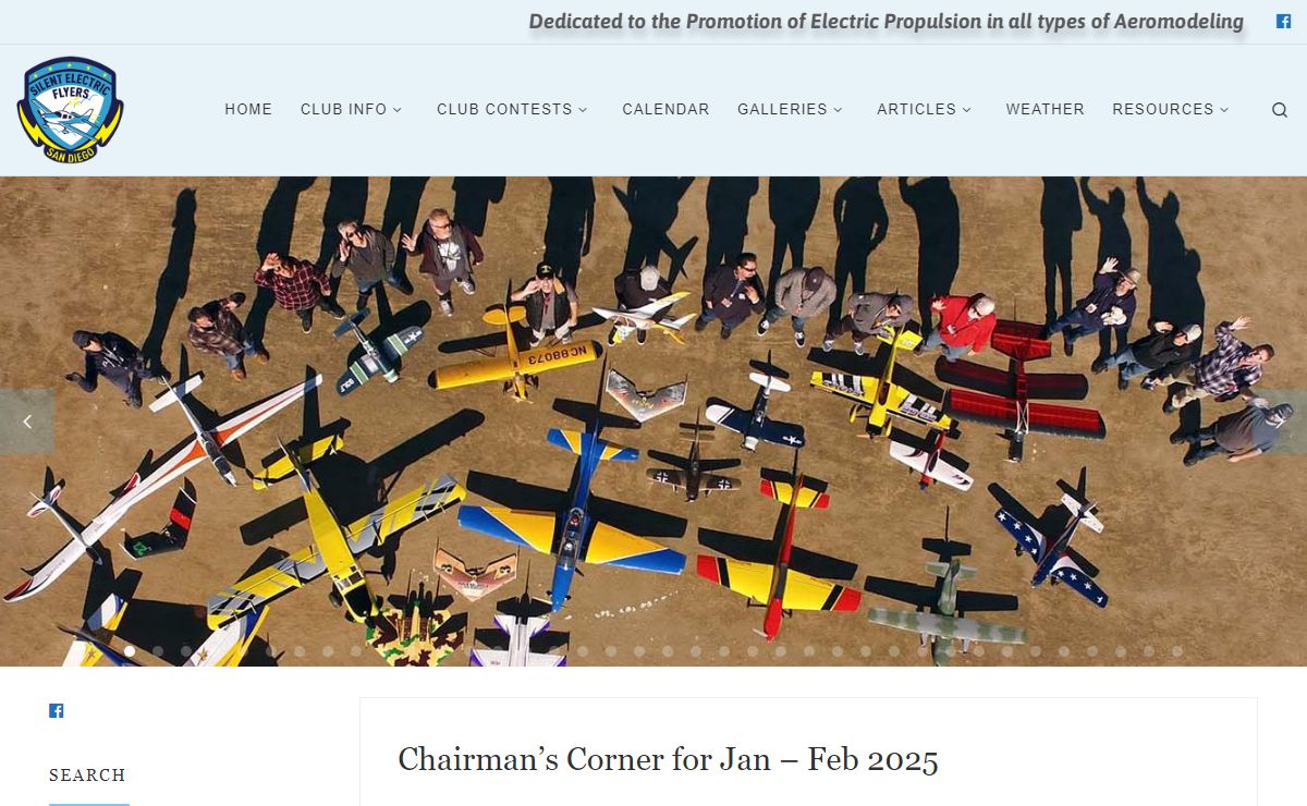 SEFSD – Dedicated to the Promotion of Electric Propulsion in all types of Aeromodeling
