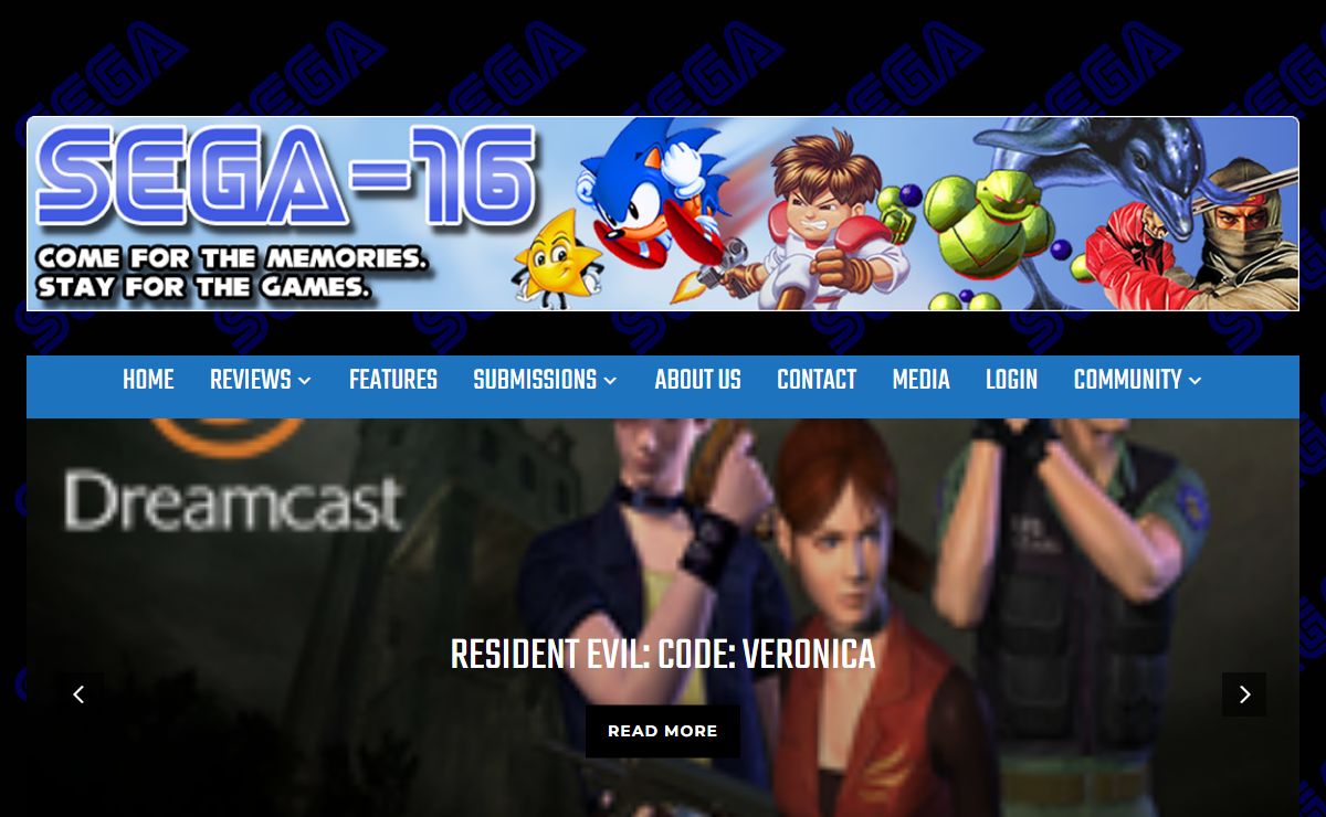 Sega-16 – The world's premier resource for SEGA's arcade and console hardware legacy!