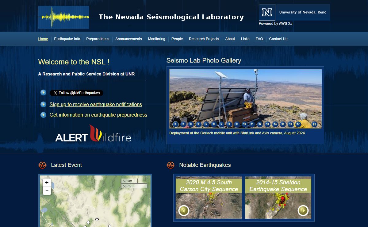Nevada Seismological Lab