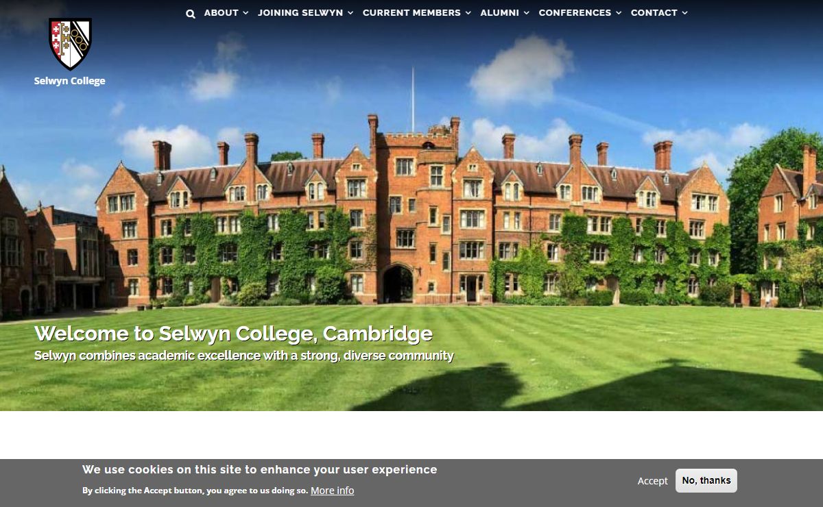 Welcome to Selwyn College, Cambridge | Selwyn College