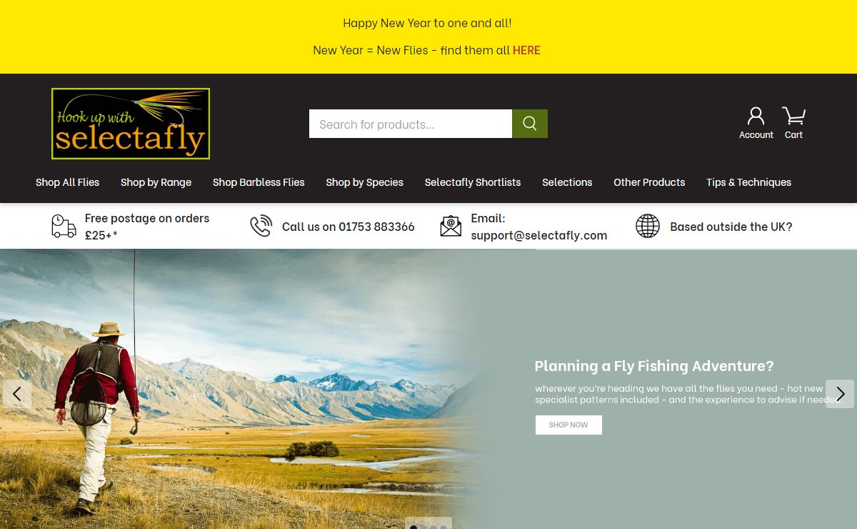 Selectafly.com | Supplying Fly Fishing Equipment Worldwide