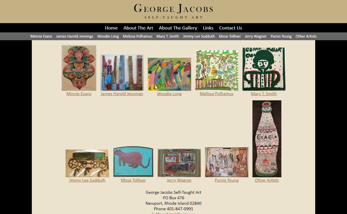 Self-Taught Art Outsider Art Artists George Jacobs Self-Taught Art