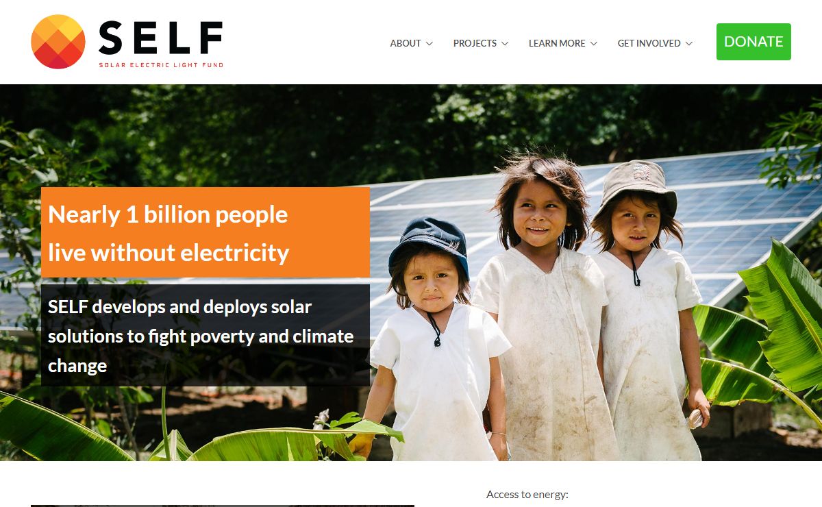 Solar Electric Light Fund (SELF) - Power to the People