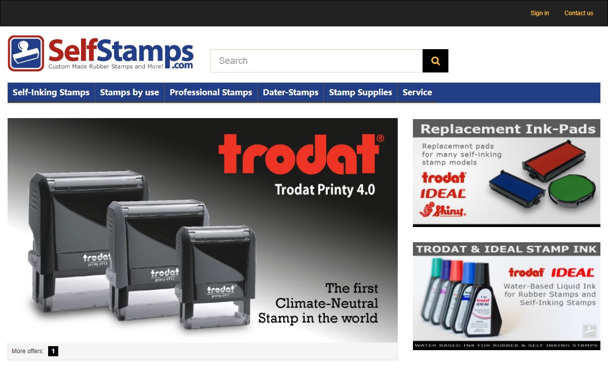 SelfStamps.com: Makers of Custom Self-Inking Stamps