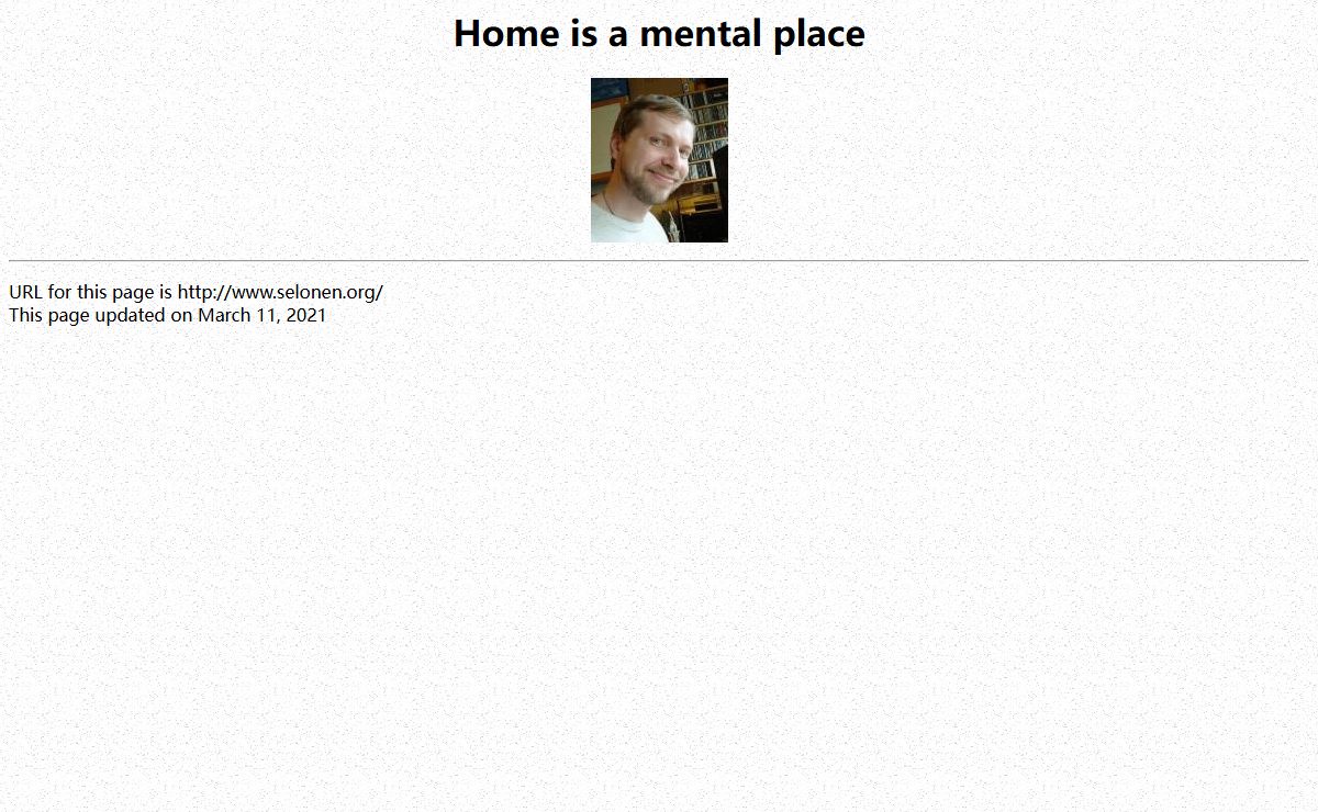 Home is a mental place