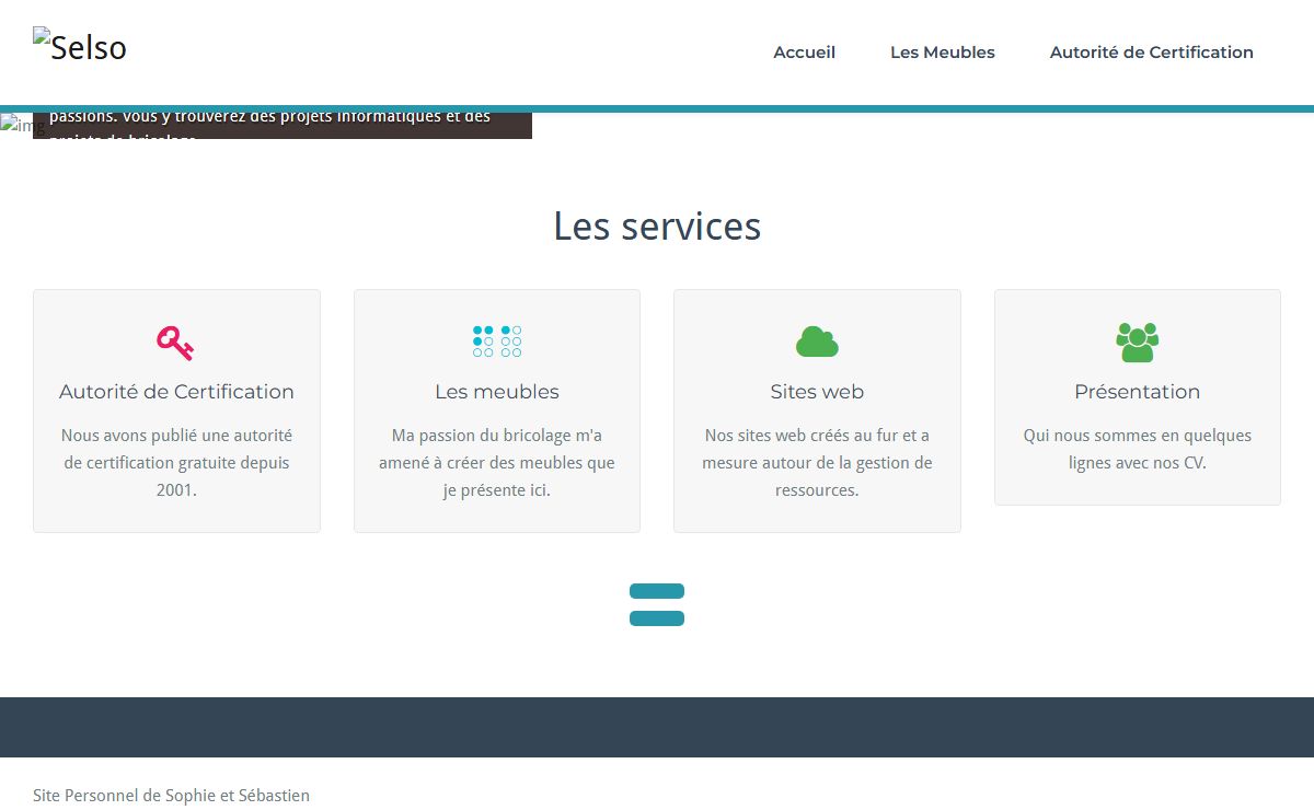 Selso – Site de Sophie et Sebastien