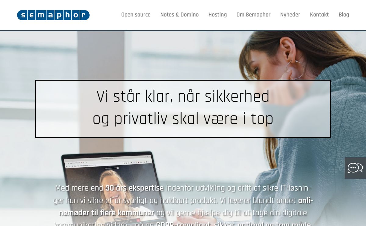 Semaphor - Vi står klar, når sikkerhed og privatliv skal være i top