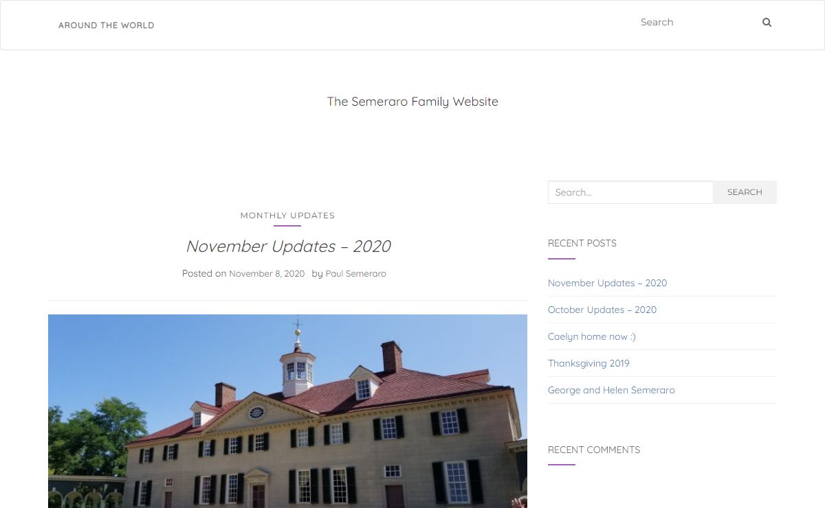 The Semeraro Family Website