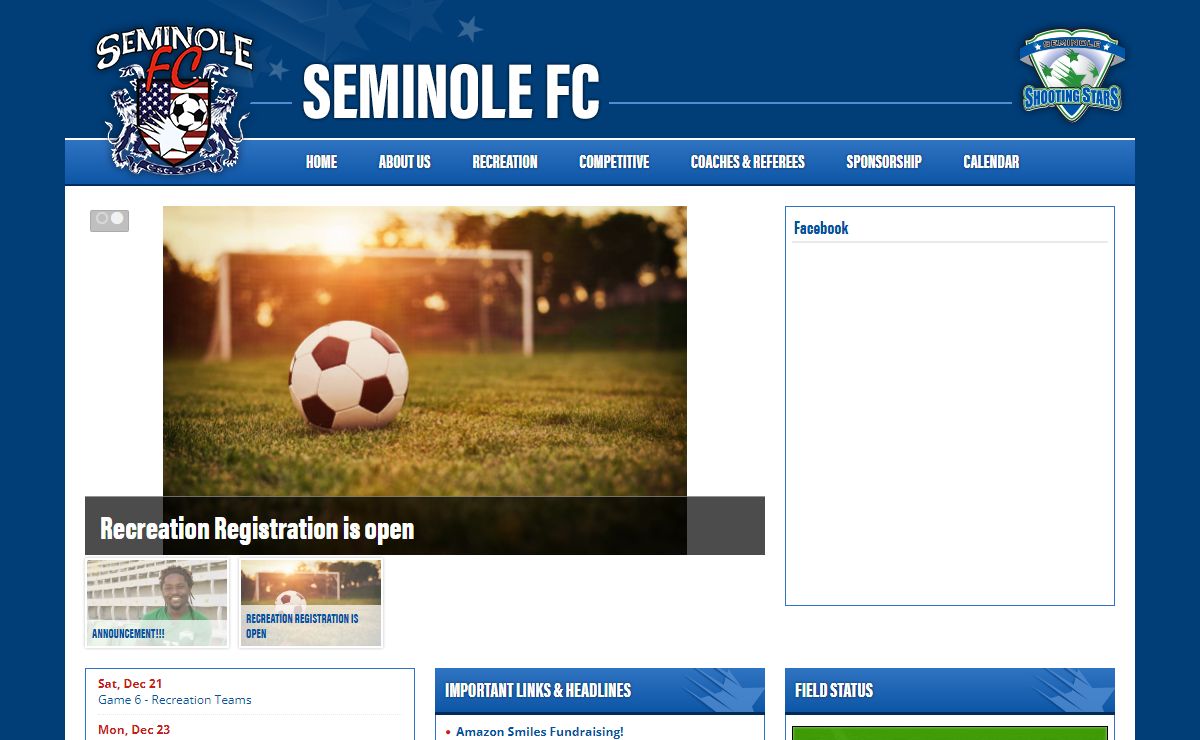 Seminole Shooting Stars Soccer Association | Home
