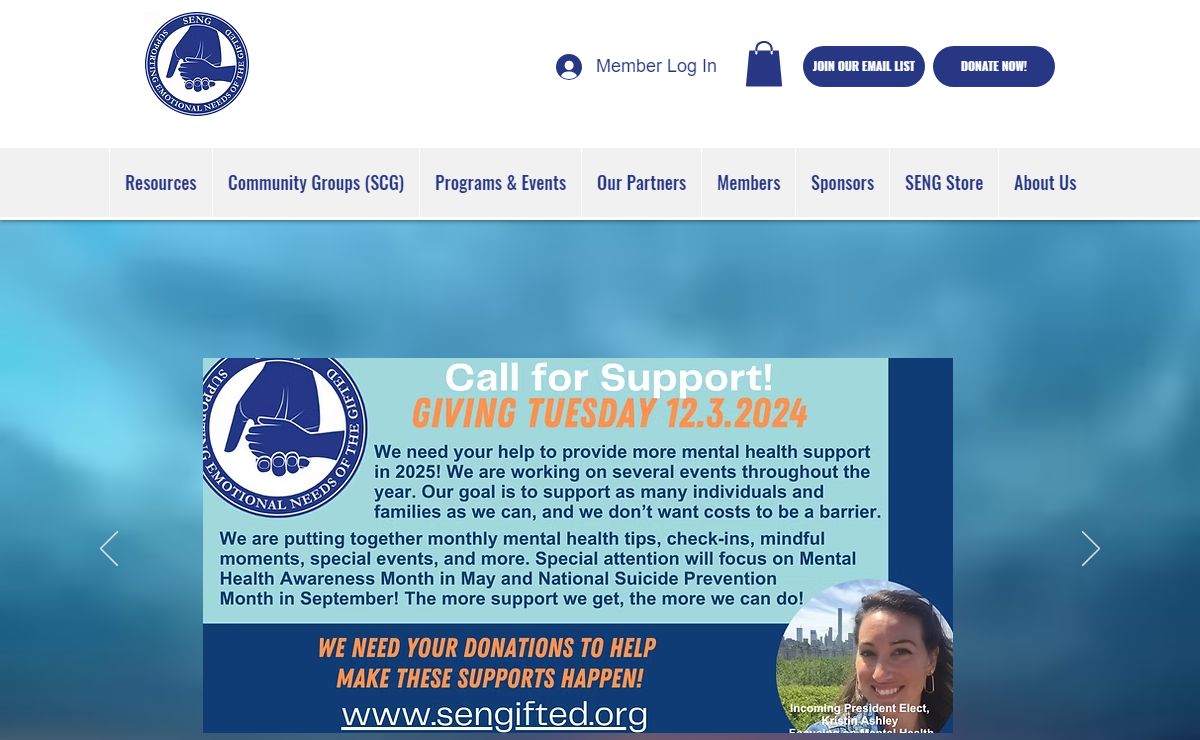 SENG - Supporting Emotional Needs of the Gifted