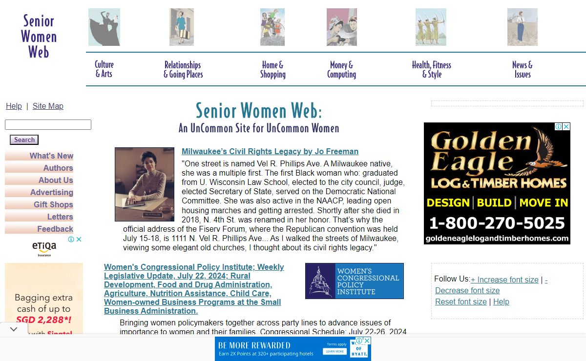 Senior Women Web