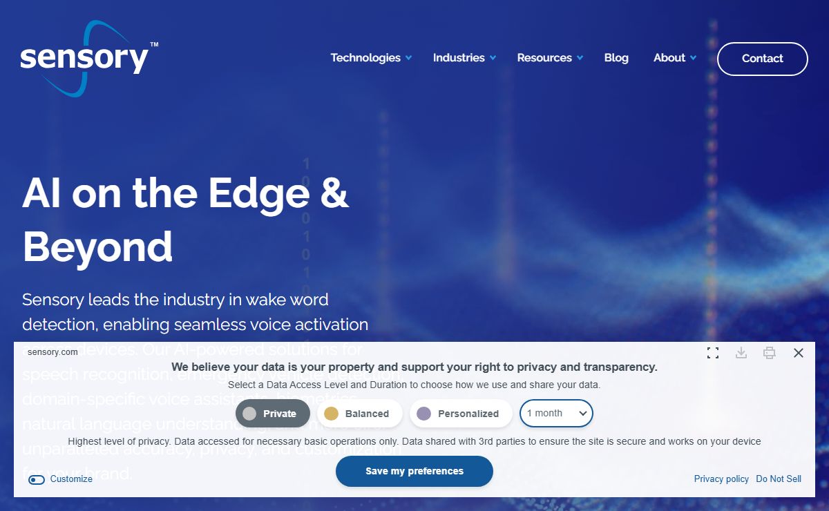 Artificial Intelligence on the Edge