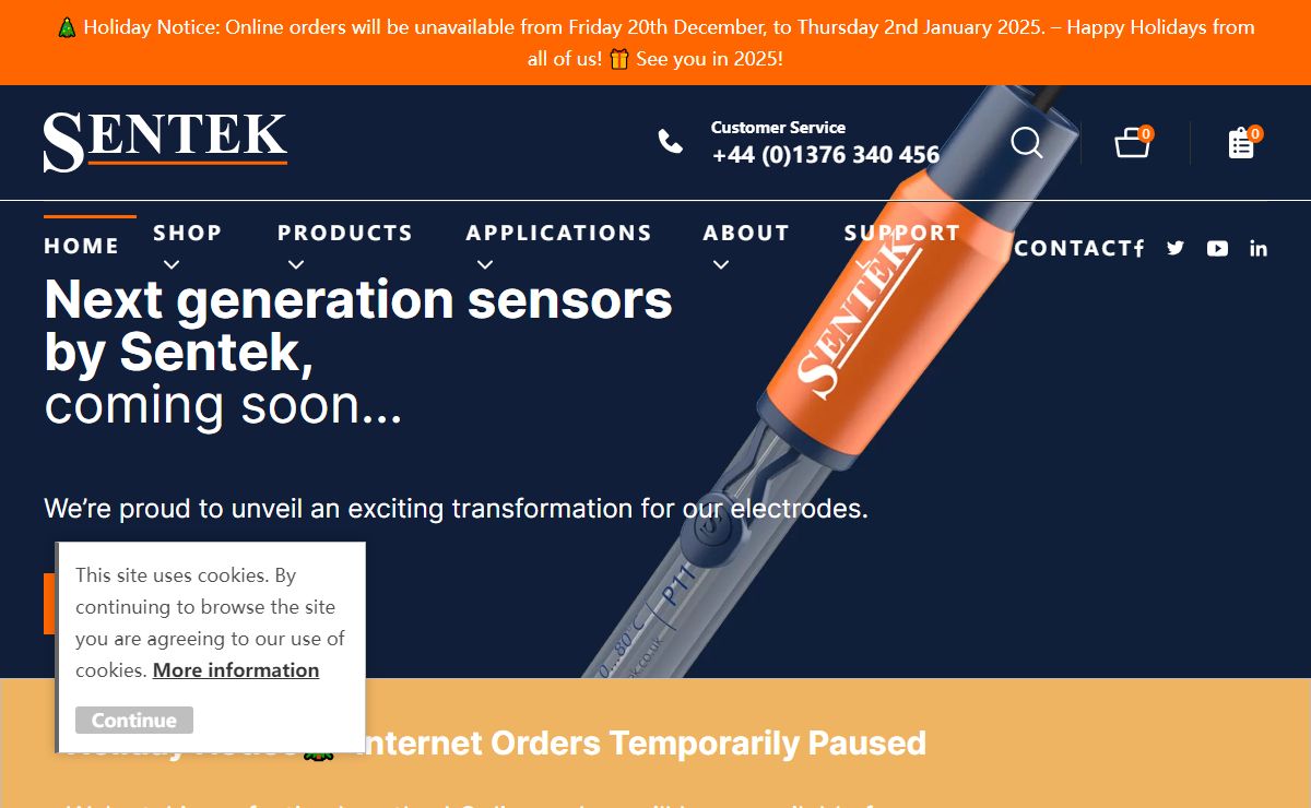 Sentek Ltd | Leading UK Suppliers of Electrodes & Probes