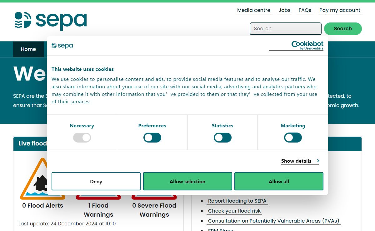 Home | Scottish Environment Protection Agency (SEPA)
