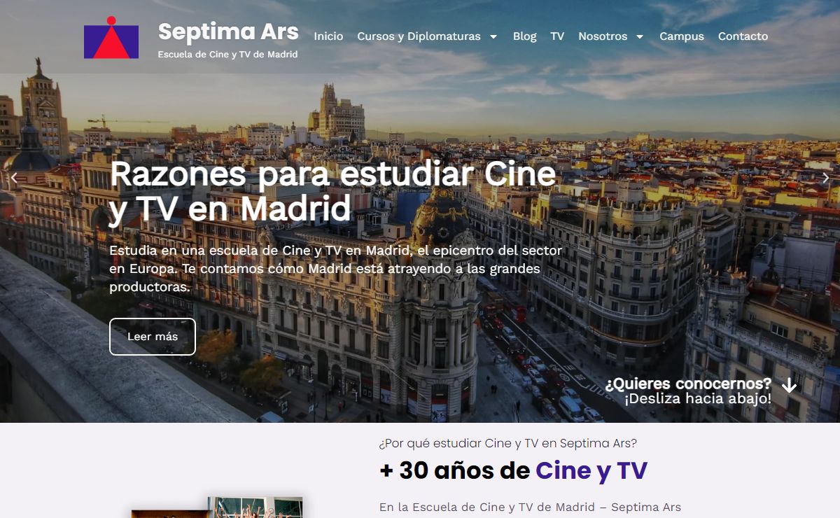 Escuela de Cine y TV - Septima Ars Madrid