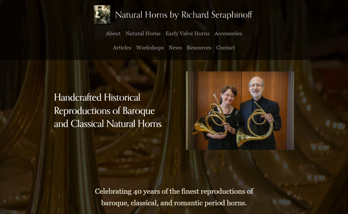 Natural Horns by Richard Seraphinoff