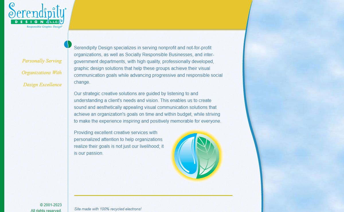 About Us | Serendipity Design - Responsible Graphic Design for Nonprofits and Socially Responsible Businesses
