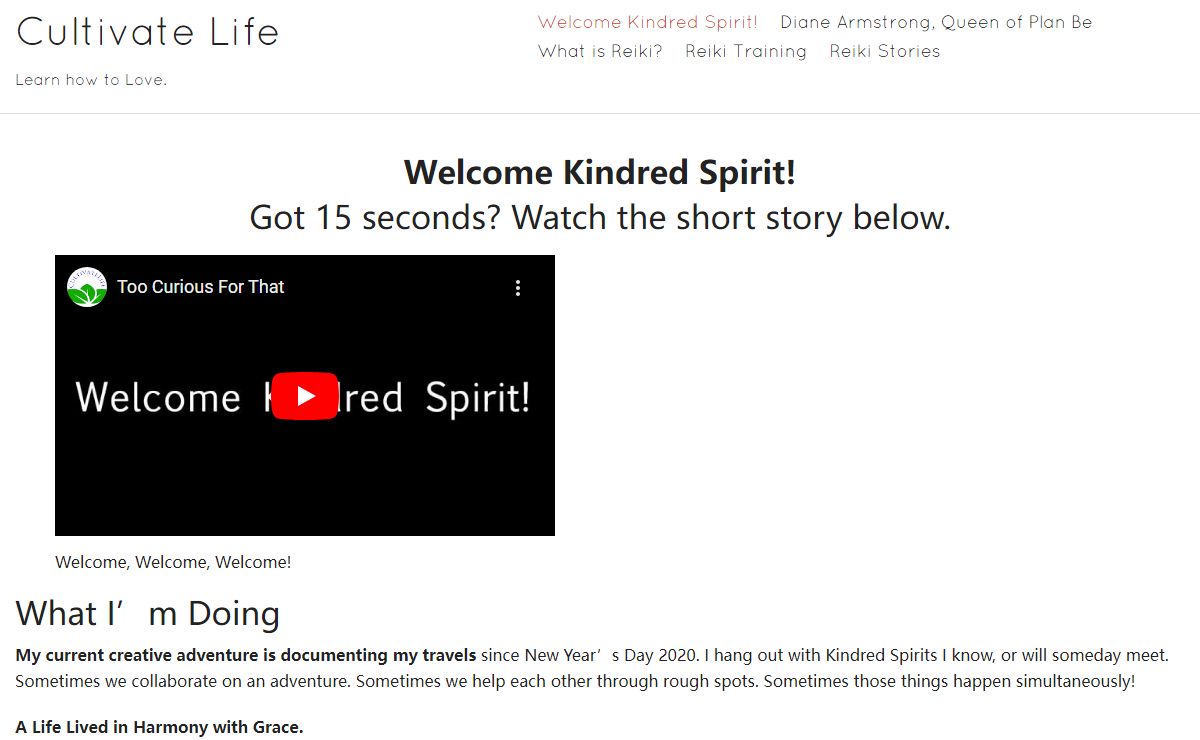 Welcome Kindred Spirit! | Cultivate Life