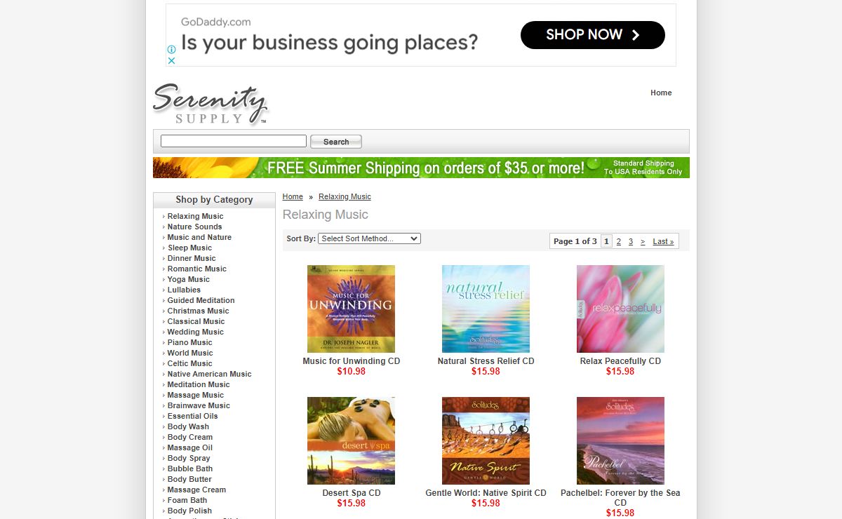 Relaxing Music CDs - Excellent Selection of Relaxing Music CDs