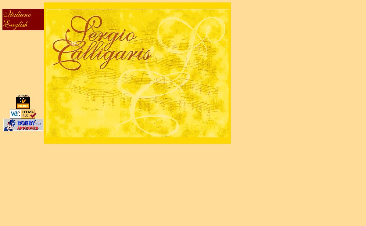 Sergio Calligaris' Website