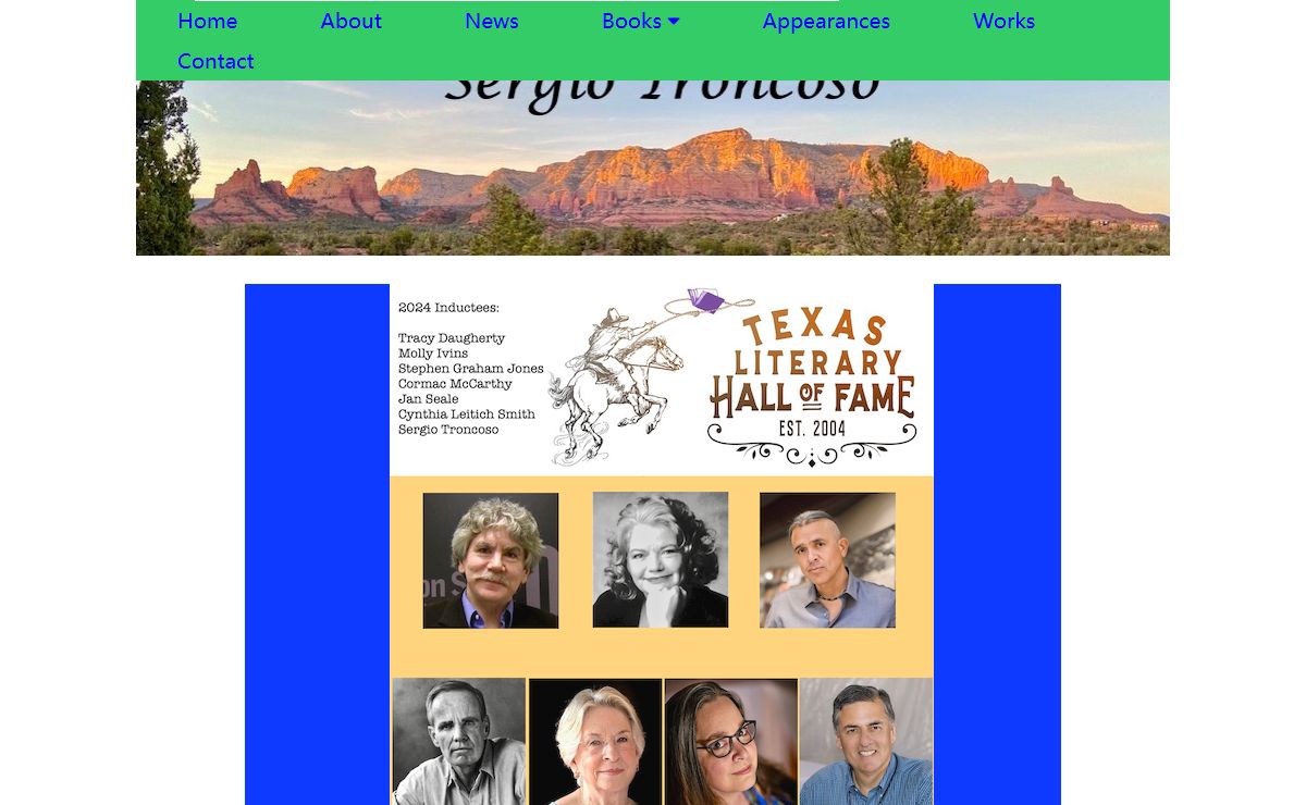 Sergio Troncoso: Novelist, Short-Story Writer, Editor, Teacher