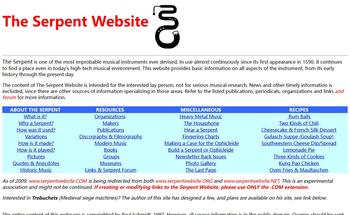 Serpent Website