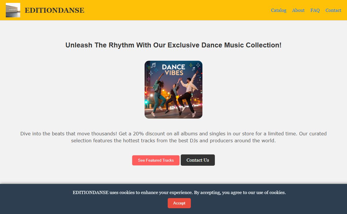 Dance Music Sales - editiondanse.com
