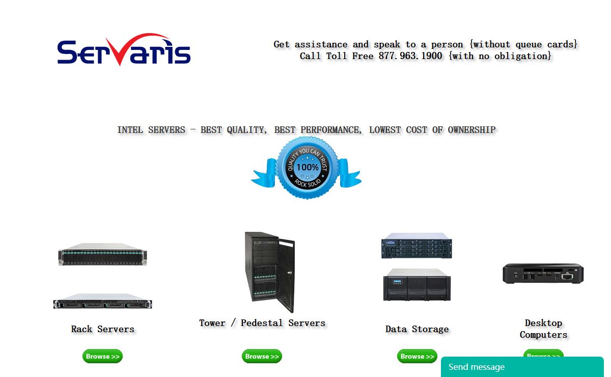 Intel Rack Servers | Tower Servers | Data Storage | Mini Desktop Computers