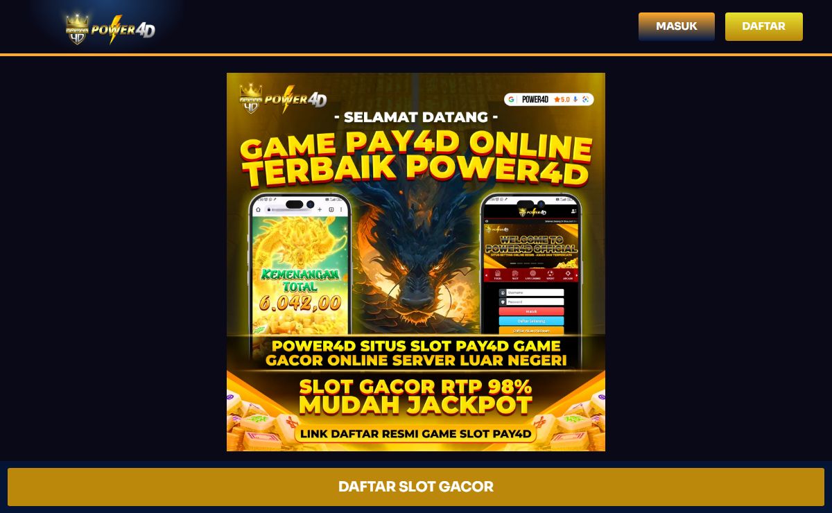 POWER4D # Situs Resmi PAY4D Slot Gacor Online Auto Maxwin