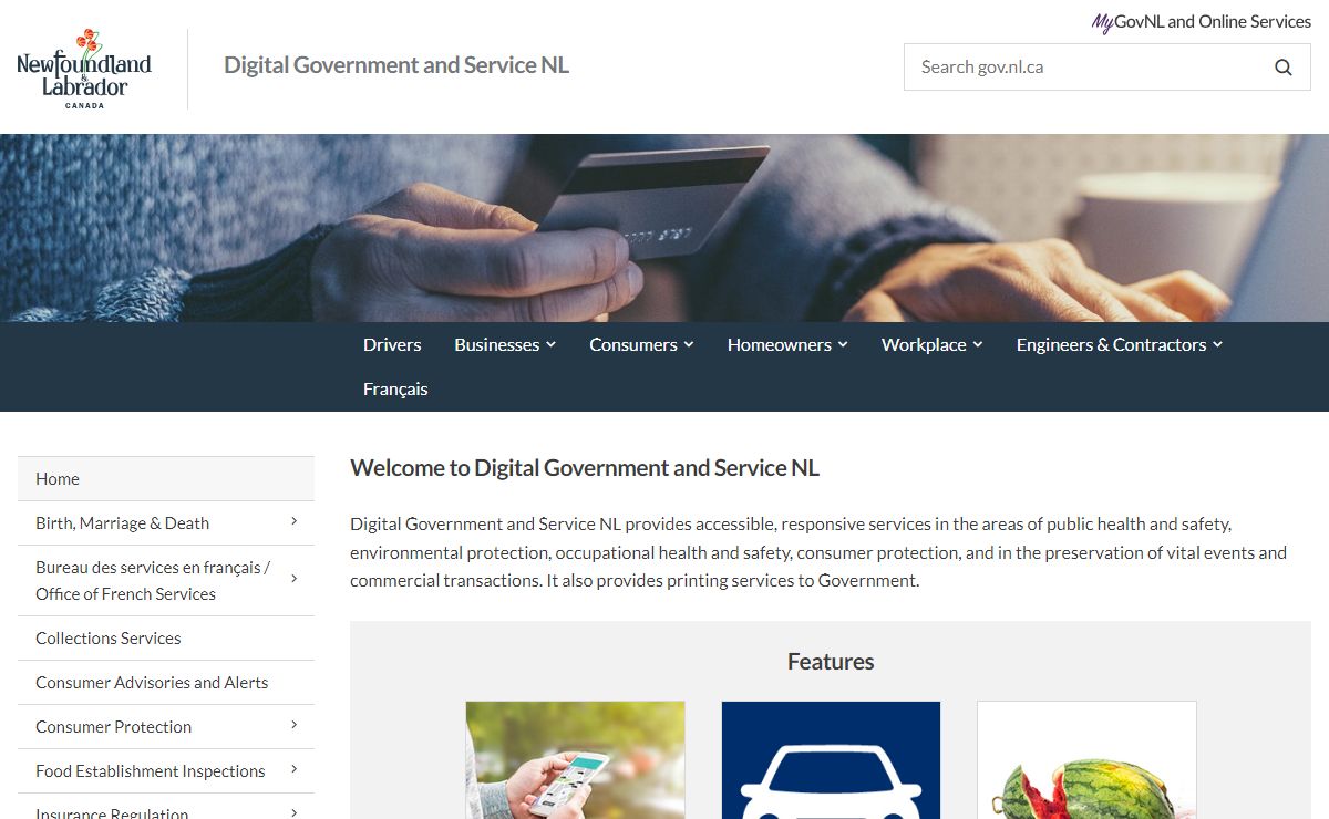 Digital Government and Service NL - Government of Newfoundland and Labrador