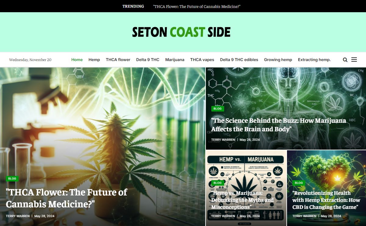 Homepage - Set On Coastside Cannabis