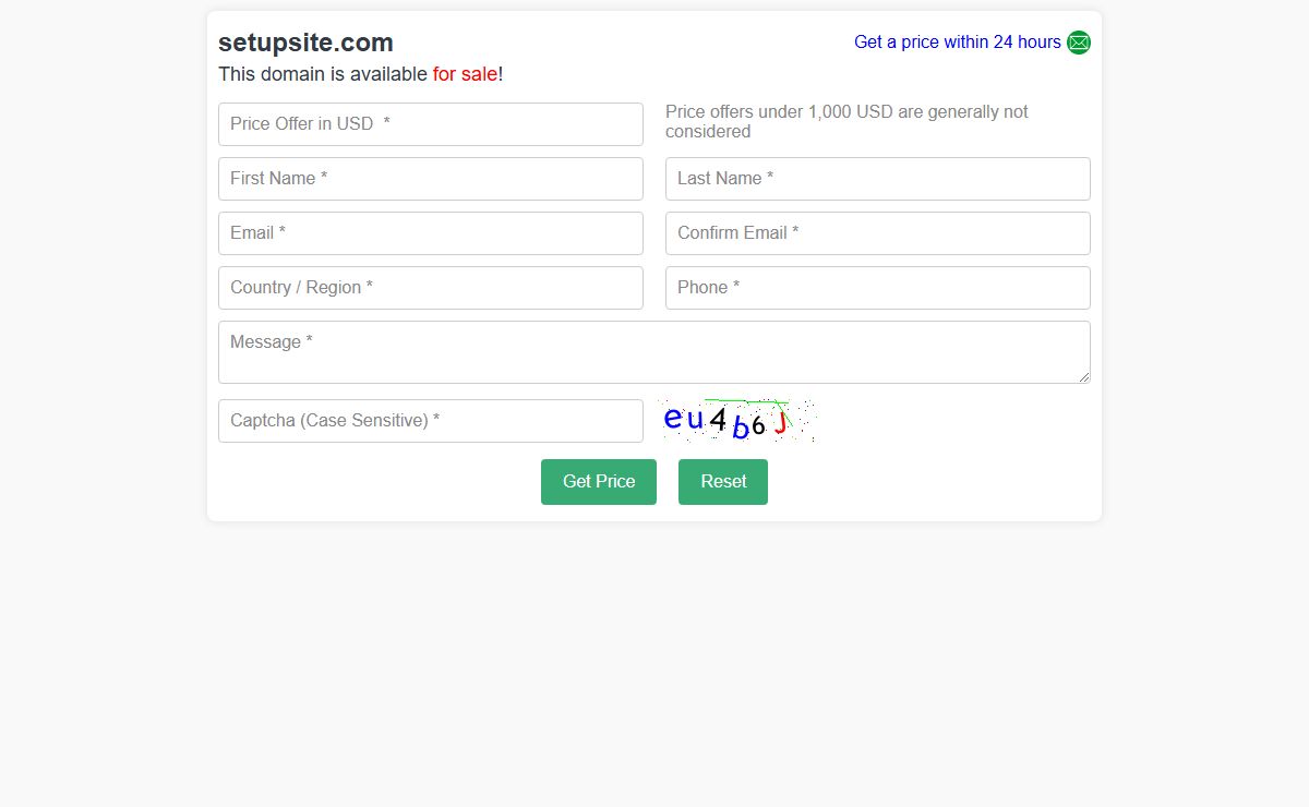 setupsite.com is for sale