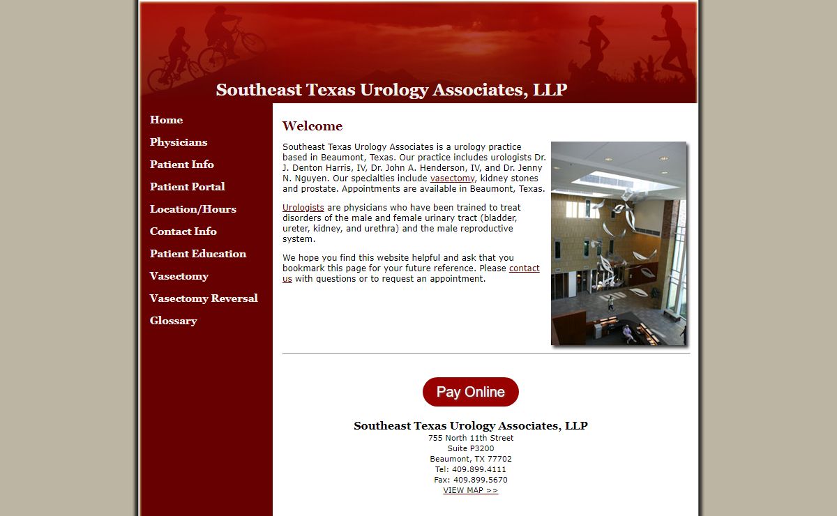 Southeast Texas Urology Associates, LLP â€“ Urologists, Beaumont, TX - Welcome