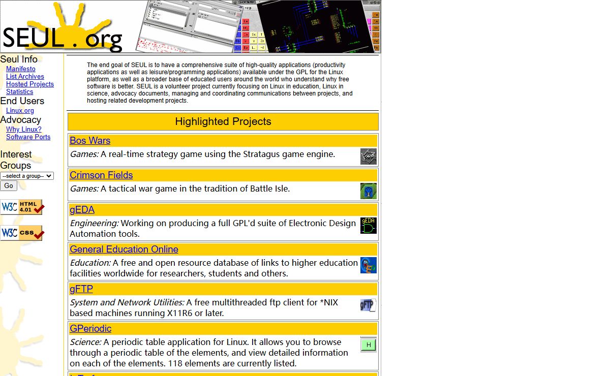 Seul.org Home Page