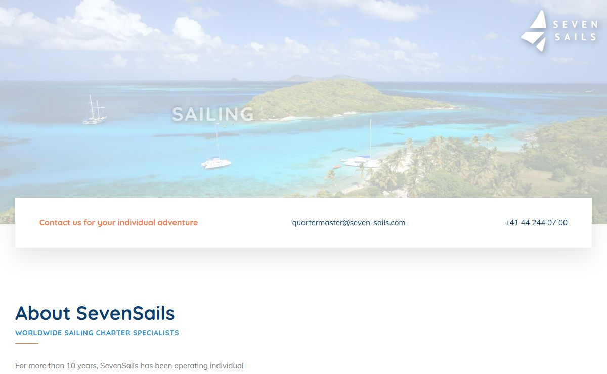 Yacht charter specialists for Greece and around the world | SevenSails
