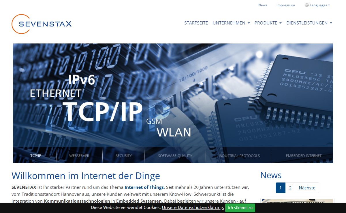 SEVENSTAX - Ihr Partner für das Internet of Things