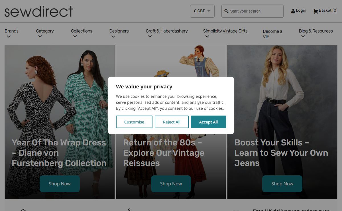 Sewdirect - Sewing Patterns UK