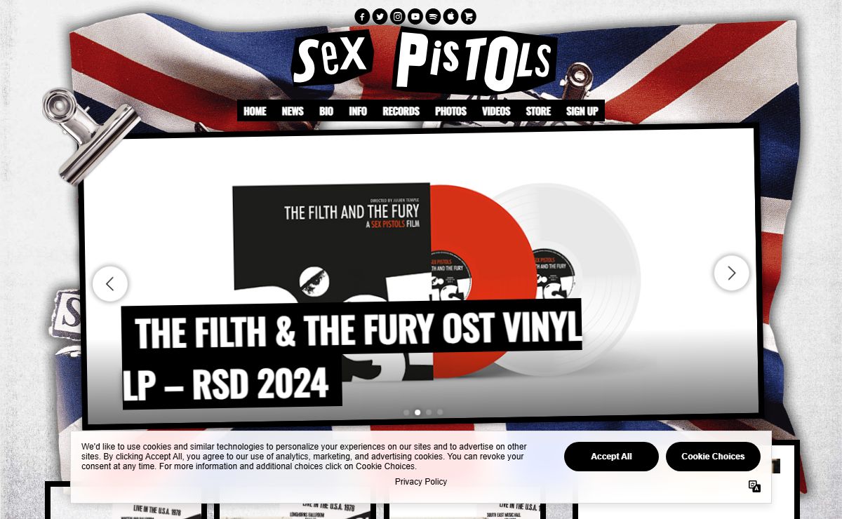 Sex Pistols | The Official Website -