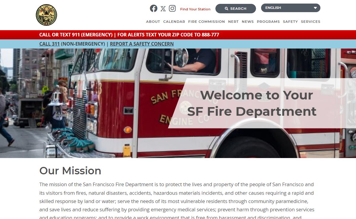Home Page | SF Fire Website