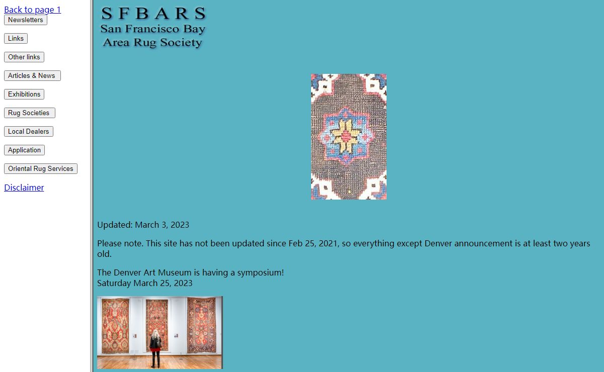 San Francisco Bay Area Rug Society