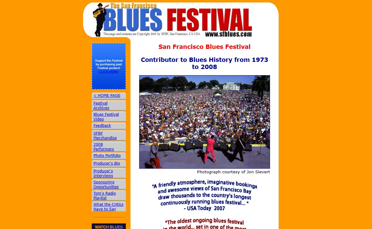 Welcome to the San Francisco Blues Festival