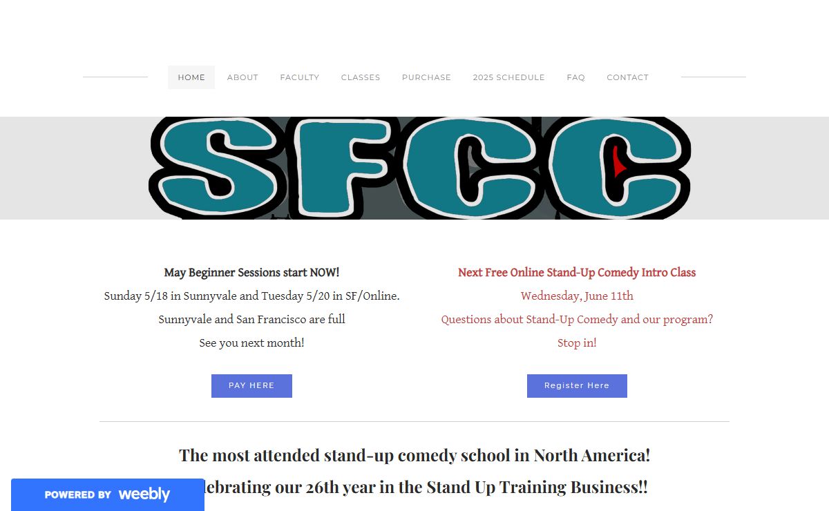 SF Comedy College - Stand Up Comedy Training