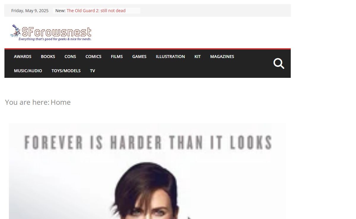 SFcrowsnest - Genre media for your inner geek.