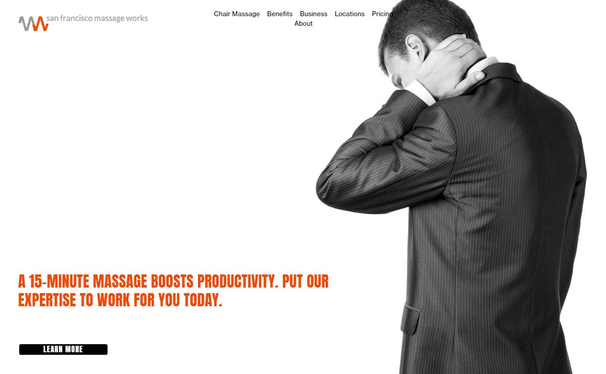 San Francisco Massage Works | On-Site Corporate Chair Massage