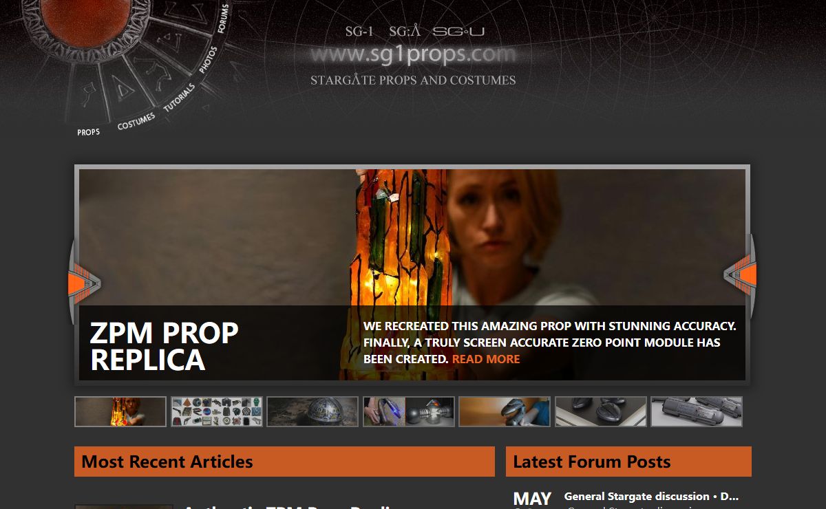 SG1Props | Stargate Props And Costumes